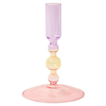 Pink lysestager
