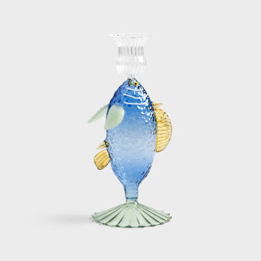Farverige lysestager i keramik, glas og krystal – unikke designs fra Dims Studio