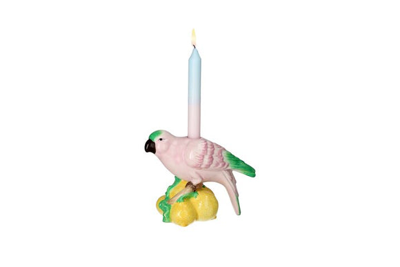 Papegøje lysestage fra GiftCompany