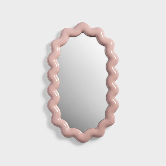 Zigzag spejl - blush fra klevering