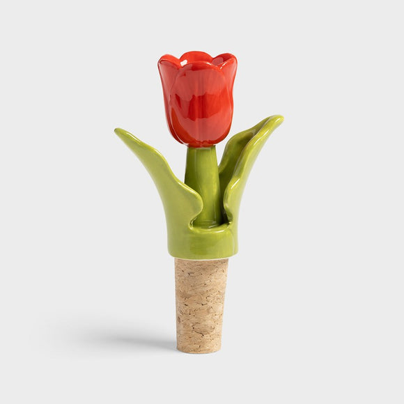 Tulipan vinprop set fra en anden vinkel