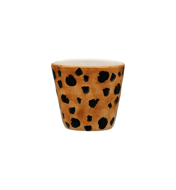 Leopard Espresso kop fra Anna + Nina - unik boligindretning