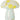 Mushroom lamp in yellow/white/mint glass - 17x15 cm