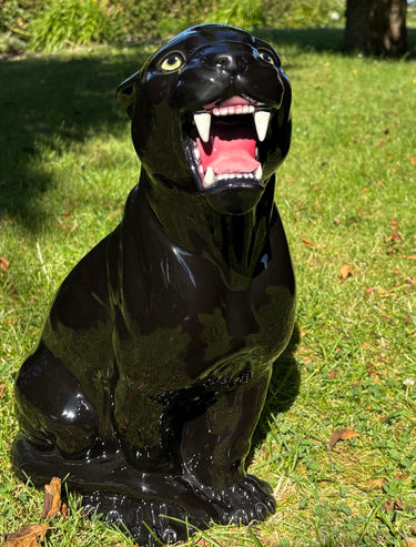 Panter - figura de porcelana de 45 cm vista desde otro ángulo