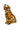 Leopard - porcelænsfigur 30 cm fra Selected by dims studio – som blikfang i hjemmet