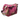 Roze tijger make-up- / toilettas