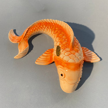 2. sortering - Karpe fisk - stor - ORANGE/RØD - dekorativ figur til hjemmet