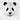 Panda wall vase