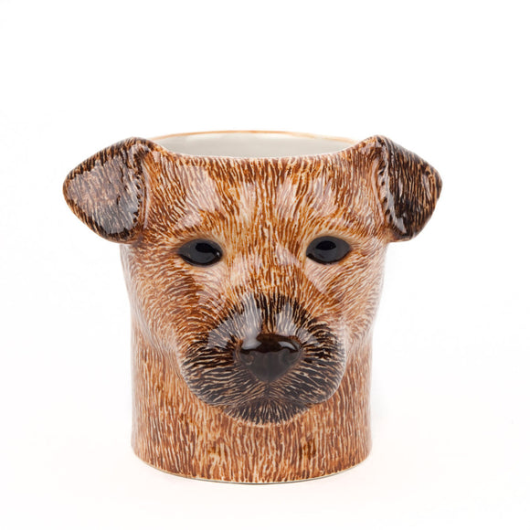Border Terrier vase / blyantholder fra Quail