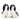 Ckc dogs salt & pepper sets in black