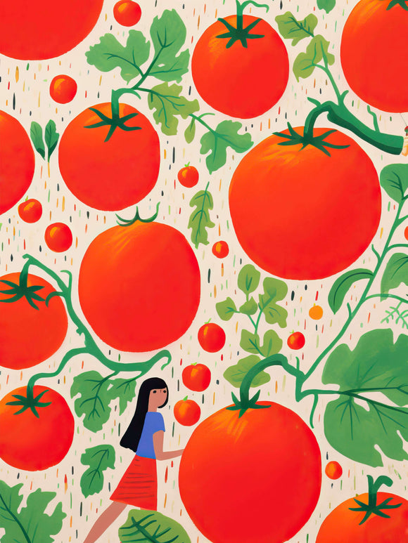 Tomato Garden plakat fra Atelier Imaginare