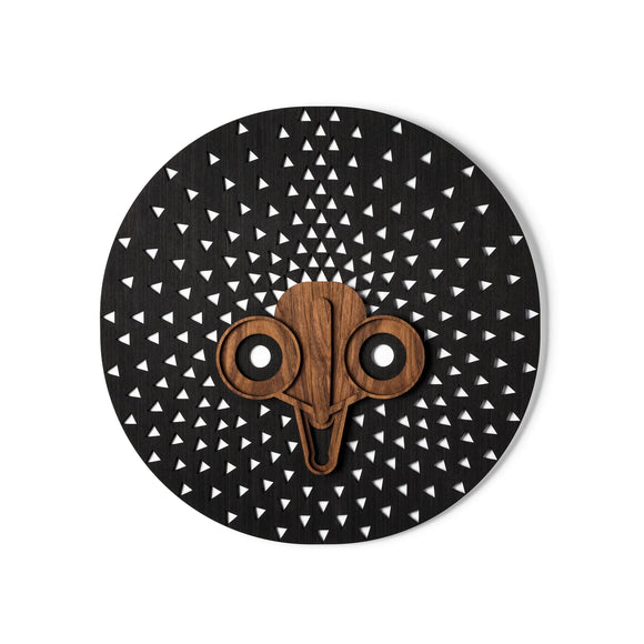 Afrikansk maske 40 x 40 cm - vægdekoration fra Umasqu - unik boligindretning