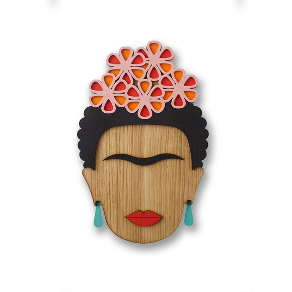 Frida Kahlo maske - vægdekoration fra Umasqu - unik boligindretning