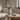 Rhombic Vase - Blå fra Klevering på sidebordet med friske blomster