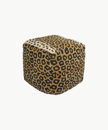 Leopard puf fra Doing Goods - unik boligindretning