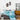 Afrikansk maske 40 x 20.3 cm - vægdekoration set oppefra