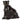 Small panther vase