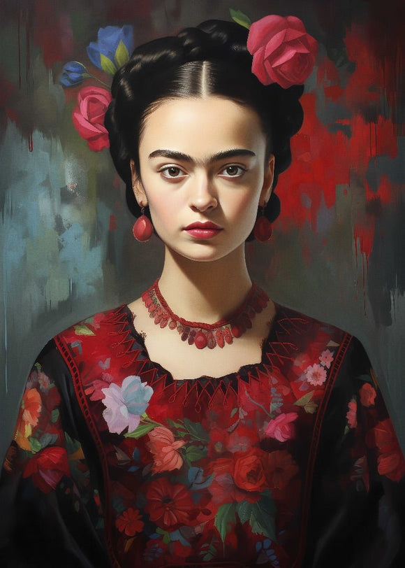 Frida Kahlo 01 plakat - flere str. (A8, A138, A1108) fra Atelier Imaginare