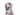 Pink porcelænsfigur dyr