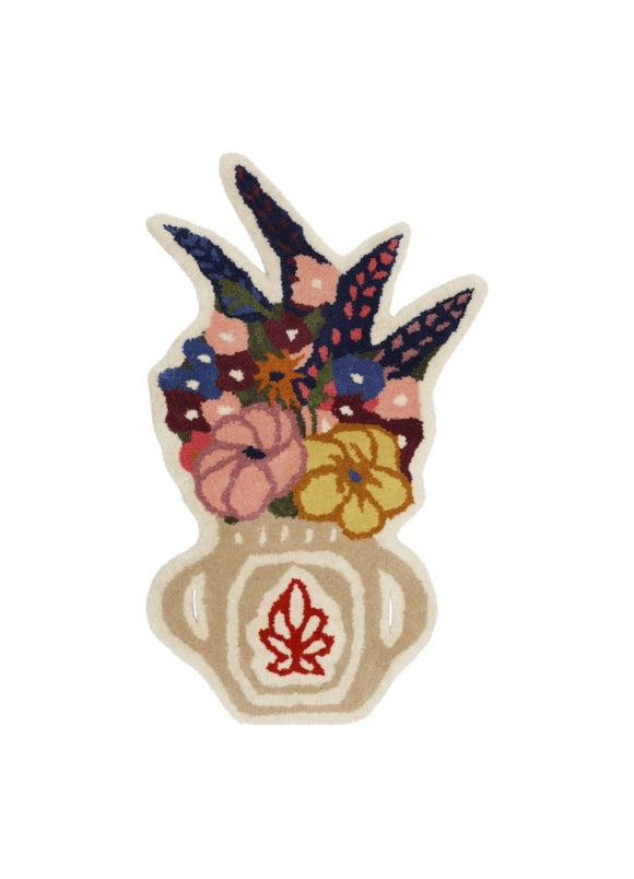 Het mooiste vloerkleed met bloemenmotief!