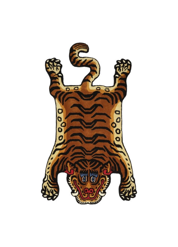 La alfombra de tigre de Birmania más chula