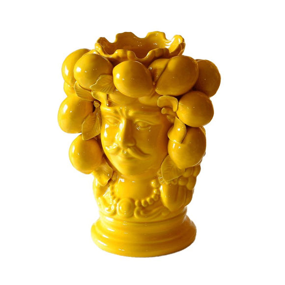 Testa Di Moro vase - Citron mand 30 cm