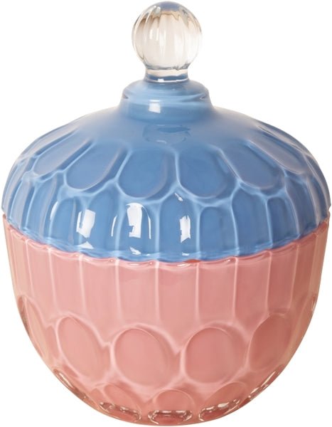 Opbevaringskrukke - pink & blå (LK5) fra EJA