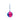Blue/pink striped Christmas ornament