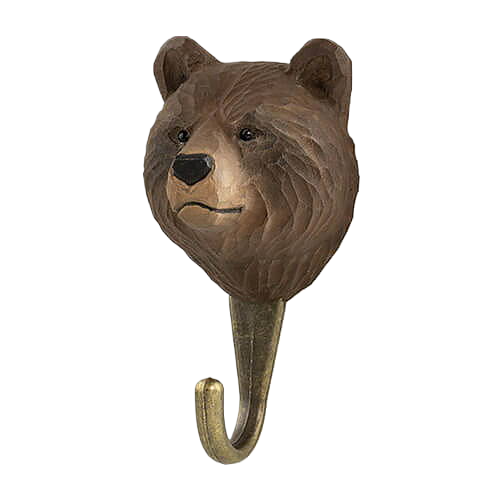 Percha «Oso pardo» — Hook Brown Bear de Wildlife Garden