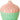 Storage jar - light green &amp; pink (LK2)