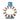 Tacana candlestick - blue