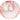 Round crystal candlestick in pink