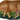 Spoon holder with brown cow