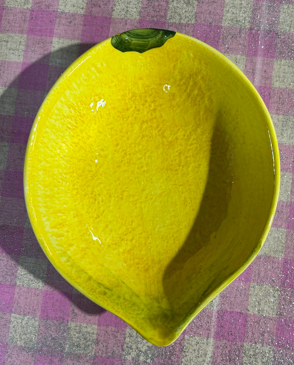 Citron skål detalje nærbillede