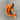 Carp fish - small - ORANGE/RED