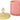 Storage jar with lid - pink &amp; yellow