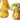 AU MAISON - Mushroom lamp in mint, yellow, red and blue glass - 16x13 cm