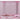 Crystal candlestick in light pink