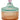 BonBonniere w/stripes, orange/light mint