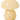 AU MAISON - Mushroom lamp in light yellow glass - 16x13 cm