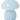 AU MAISON - Mushroom lamp in light blue glass - 16x13 cm