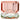 Crystal candlestick in peach/green
