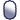 Oval mirror with dark blue border
