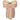Bow vase with pink stripes