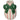 Striped vase with bow