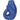 Blue fish vase