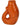 Orange fiske vase fra Kersten