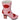 Pink boot vase with lips