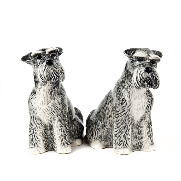 Schnauzer hund - salt & pebersæt fra Quail - unik boligindretning