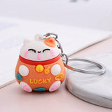 <tc>Lucky cat key ring</tc>